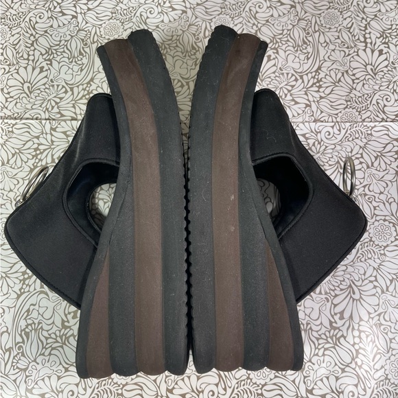 Stella McCartney Brown & Black Scuba Slides - Picture 7 of 16